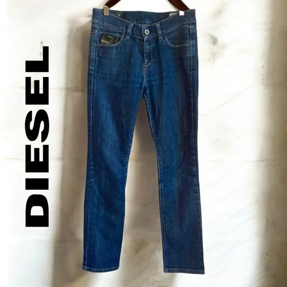 Diesel Women's Straight Leg Jeans — Blue Denim